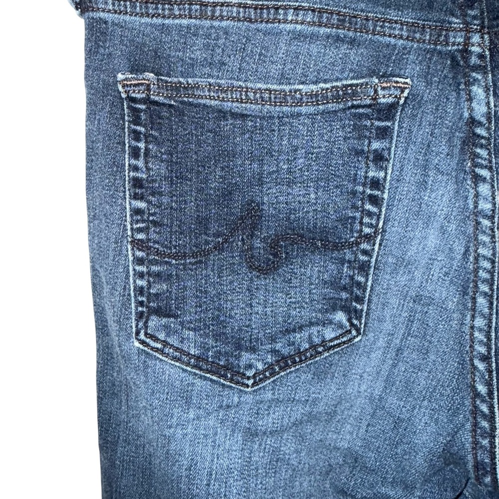 AG ADRIANO GOLDSCHMIED Prima Mid Rise Dark Wash Cigarette‎ Jeans Size 30R - Picture 6 of 7